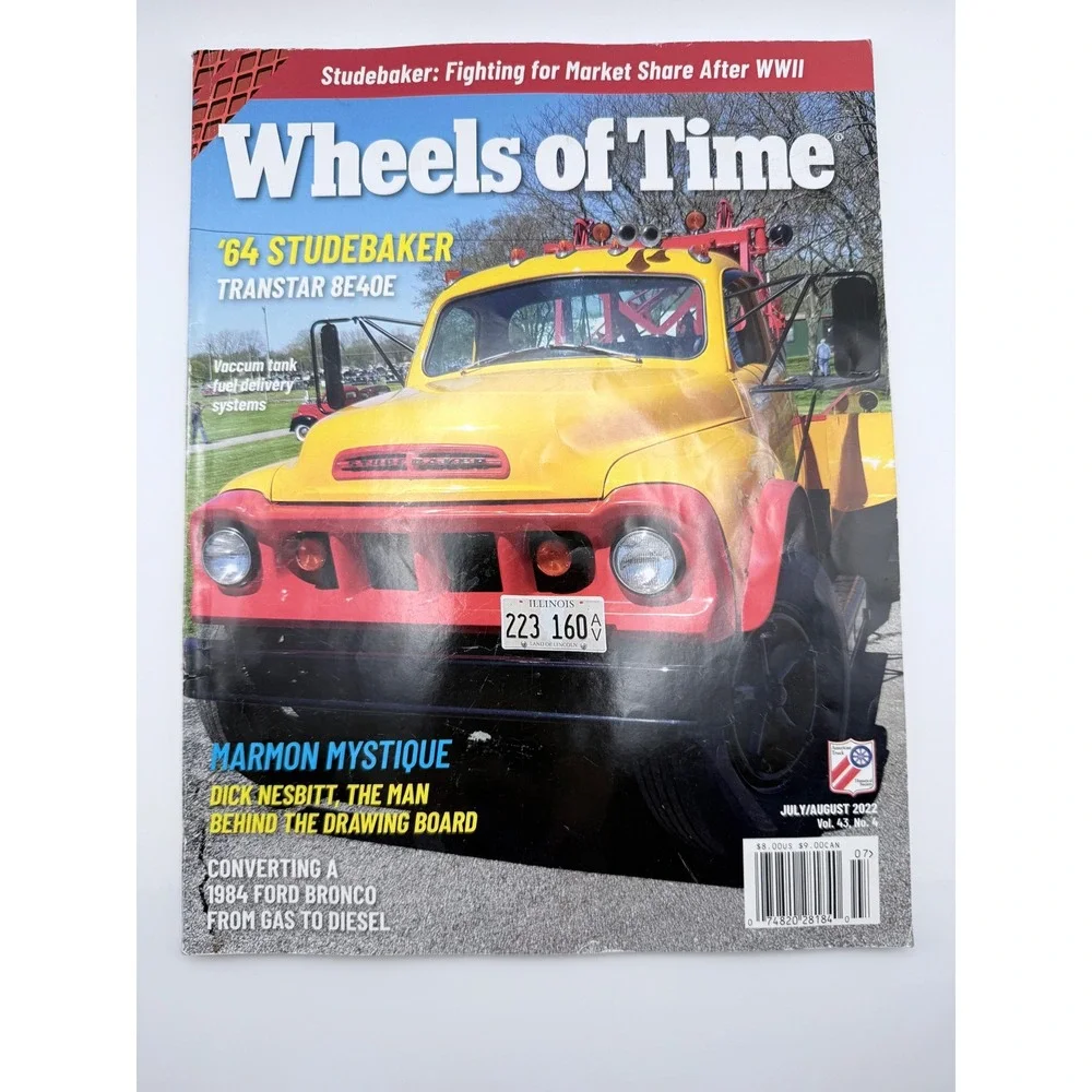 Wheels of Time Magazine July August 2022 Studebaker‎ Marmon Mystique